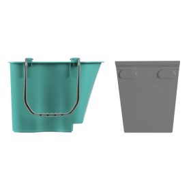 TTS felmosóvödör osztott rekeszes 28L zöld