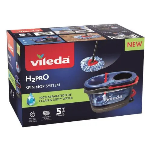 Vileda H2PrO pedálos felmosószett  (kör felmosófej+nyél+pedálos vödör)