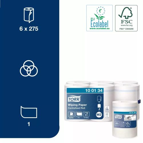 Tork kéztörlő M2 tekercses Advanced, 1r., 275m/tek, 6tek/karton