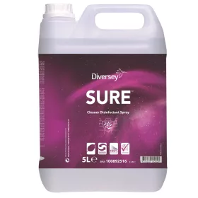   Sure Cleaner Disinfectant spray fertőtlenítő hatású tisztítószer, élelmiszerrel érintkező felületekhez, 100%-osan lebomló 5L (2db/karton)
