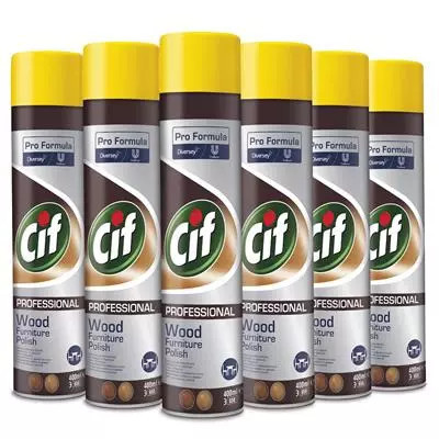 Cif Wood Furniture Polish bútortisztító- és ápolószer 400ml (6db/karton)