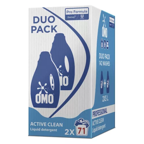 OMO folyékony mosószer 5L (2db/karton, 128db/raklap) active clean