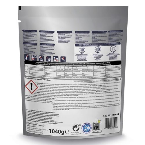 Omo Pro Formula active clean 3in1 mosókapszula 80db/csg (4csg/karton)