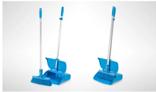 Igeax Higiéniai seprű 28cm széles, 80cm nyéllel kék 0,5 