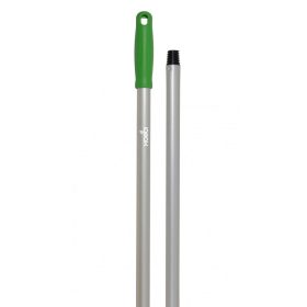 Igeax Aluminium nyél menetes 140cm-es 23,5 mm vastag zöld