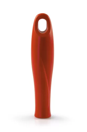 Igeax egykezes műanyag nyél, piros, 12cm,  cső és üveg tisztító flexibilis menetes hosszabbító szárhoz