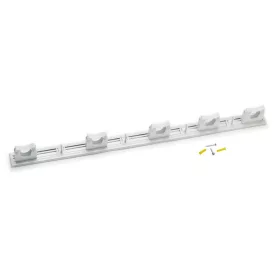   Igeax eszköz, nyéltartó 90cm - 5 tartó + 4 kampó, fehér
