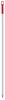 Igeax Aluminium nyél menetes 150cm-es 25 mm vastag piros