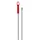 Igeax Aluminium nyél menetes 130cm-es 25 mm vastag piros