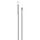Igeax Aluminium nyél menetes 130cm-es 25 mm vastag fehér