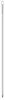 Igeax Aluminium nyél menetes 130cm-es 25 mm vastag fehér