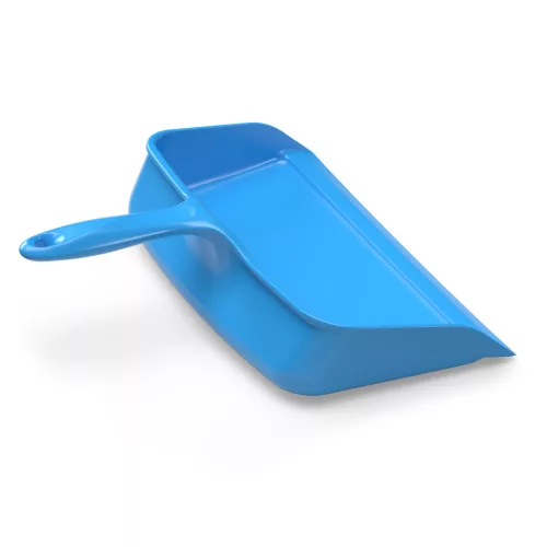 Igeax higiéniai műanyag szemetes lapát és seprű 30cm széles, kék
