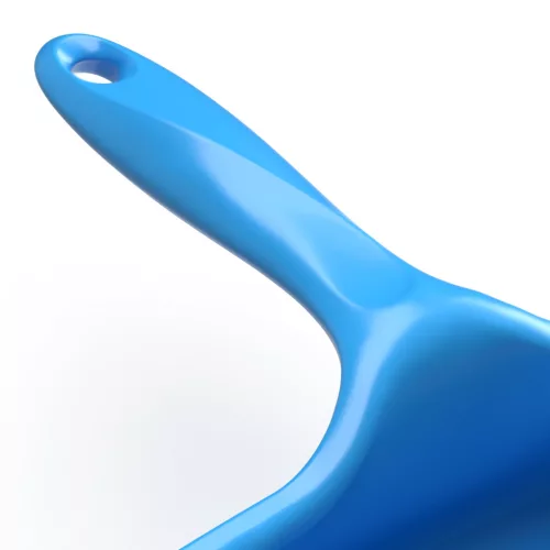 Igeax higiéniai műanyag szemetes lapát és seprű 30cm széles, kék
