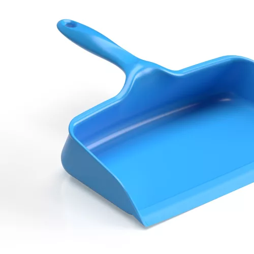 Igeax higiéniai műanyag szemetes lapát és seprű 30cm széles, kék