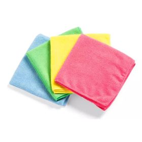   TTS Mikroszálas törlőkendő 4 színben (piros, sárga, zöld, kék, 10db/csg)