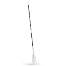  Igeax keverőlapát / kaparó lukacsos rozsdamentes acél, 130 mm x 1700 mm fehér