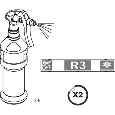 Room Care R3 Plus FLAKON termékhez 300ml (6db/karton)