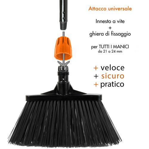 TTS Mop száraz - 100cm pamut (fehér)