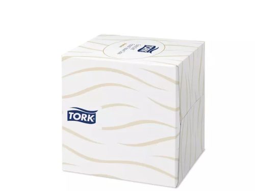 Tork kozmetikai kendő Premium F1 KOCKA, 2r., 100 lap/doboz, 30doboz/karton