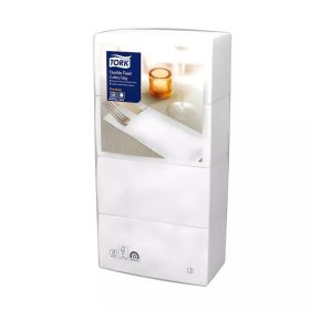   Tork evőeszköztartó Premium White Cutlary 39X39, fehér, textilutánzatú, 200 lap/csg, 6csg/karton