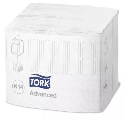 Tork szalvéta adagolós N14 "Xpressnap" Fit fehér levélmintás, 2r., Starterfold, 21,3X16,5cm,  720db/csg, 6csg/karton