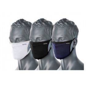   Portwest Anti-Microbial CV35 szájmaszk, 3 rétegű orrmerevítővel (25db/csg) SÖTÉTKÉK, FEKETE
