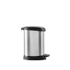Curver fémhatású pedálos szemetes 5L