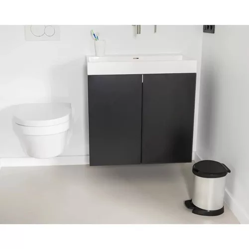 Curver fémhatású pedálos szemetes 5L