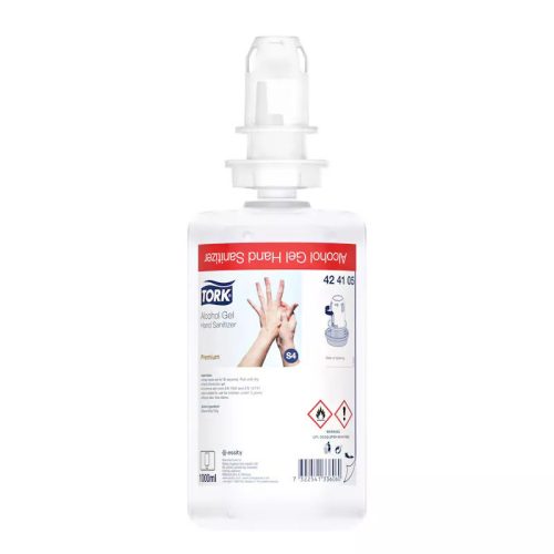 Tork folyékony alkoholos kézfertőtlenítő GÉL S4, műtéti bemosakodáshoz alkalmas, 1L (6db/karton)