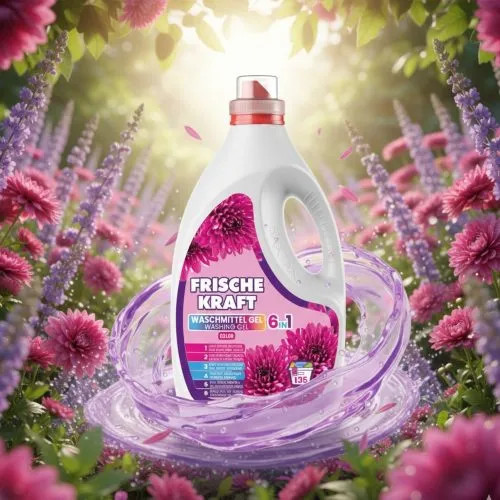 Frische Kraft mosógél 6in1 ruhákhoz 4,05L/135 mosás  (2db/karton) COLOR/SZÍNES