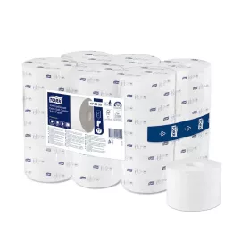   Tork OptiServe® T7 Extra Soft belsőmag nélküli Mid-Size toalettpapír 3r., fehér, 63,3m/tek, 18tek/karton