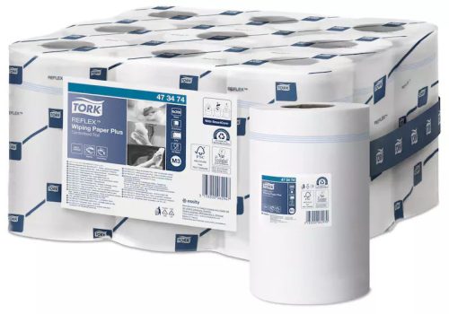 Tork kéztörlő M3 Reflex mini 2r., fehér, 67m, 9tek/karton