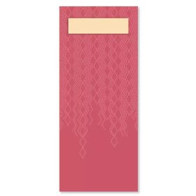   Tork evőeszköztartó Advanced 2r., 39X23cm, BURGUNDI+krém színű szalvéta, 100lap/csg, 5csg/karton