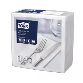   Tork szalvéta Dinner Advanced 39X39, FEHÉR, 1/8hajt., 150 lap/csg, 12csg/karton