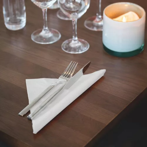 Tork szalvéta Soft Dinner 3r., 39X39, FEHÉR, 100db/csg, 12csg/karton