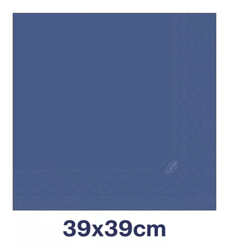 Tork szalvéta Soft Dinner 3r., 39X39, SÖTÉTKÉK, 100db/csg, 12csg/karton