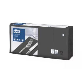   Tork szalvéta Lunch Advanced 33/2 FEKETE, 1/8 HAJTÁS, 200 lap/csg, 10csg/karton