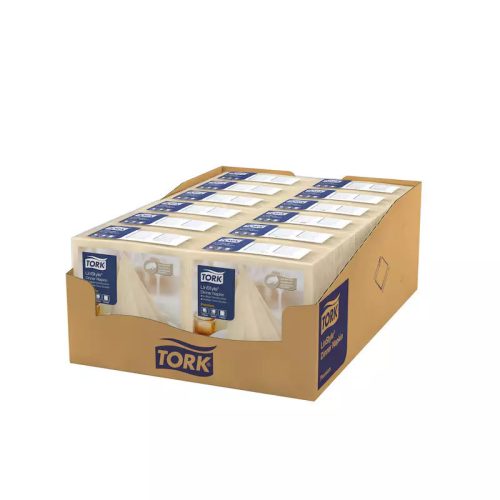 Tork szalvéta Linstyle, premium textilhatású, KRÉM, 39/1, 50db/csg, 12csg/karton