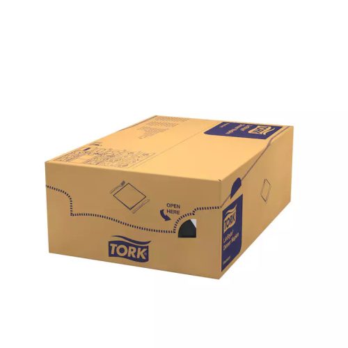 Tork szalvéta Linstyle, premium textilhatású, FEKETE, 39/1, 50db/csg, 12csg/karton