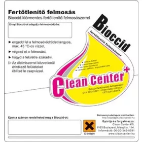 Clean Center Bioccid KÍSÉRŐMATRICA