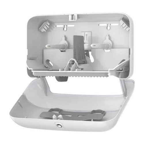 Tork adagoló toalettpapír T7 Mid-Size duplatekercses - ütésálló műanyag, fehér