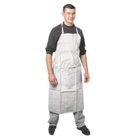   Mosogató kötény sav- és lúgálló PVC fehér 110X75cm (50db/karton)