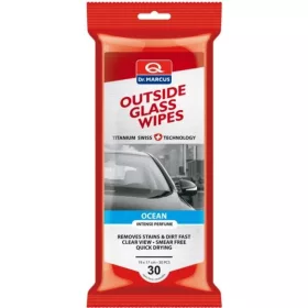   Dr. Marcus Outside Glass Wipes külső üvegtisztító kendő, óceán illat (30 db/csomag, 12 csomag/karton)