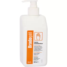   Bradogél kézfertőtlenítő gél pumpás 500ml (10db/karton)