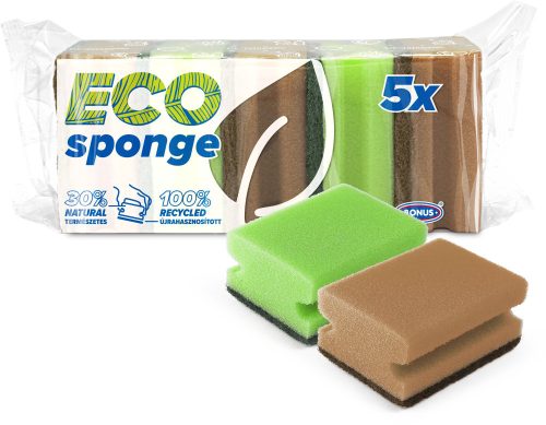 Bonus mosogatószivacs, formázott 5db/csg (20csg/gyűjtő, 240csg/karton)