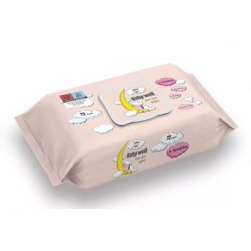   Well Done nedves törlőkendő 72db/csg, (24csg/karton) sensitive (fehér)