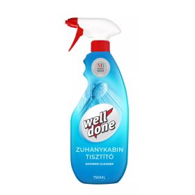   Well done zuhanykabin tisztítószer szórófejes 750ml (18db/karton)