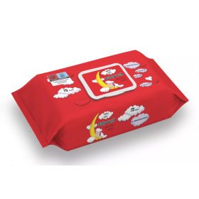   Well Done nedves törlőkendő 72db/csg, (24csg/karton) cammomile (piros)