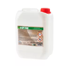   D-Sept Foam erősen habzó, lúgos, tisztító- és fertőtlenítőszer koncentrátum 5kg