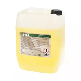   D-Dish fertőtlenítő hatású kétfázisú kézi baktericid, yeasticid, virucid hatású mosogatószer 20kg (24 kanna/raklap, betétdíjas: 3450 Ft+Áfa/kanna)